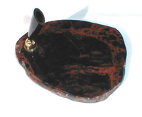 Porte-stylo en obsidienne acajou DECO06