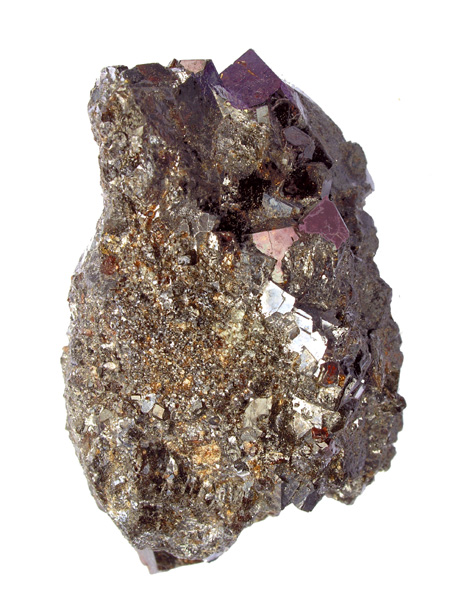 Spessartine Garnet with Galena