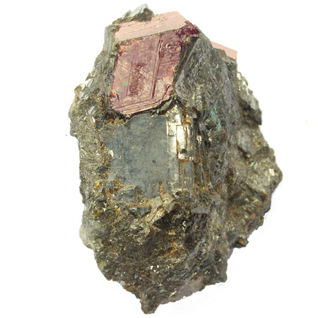 Spessartine Garnet with Galena