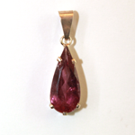 Faceted Tourmaline Pendant