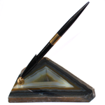 Polyhedral Agate Pen Holder