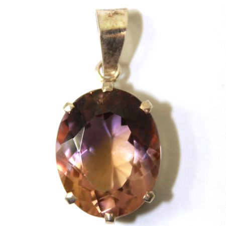 Faceted Ametrine Pendant