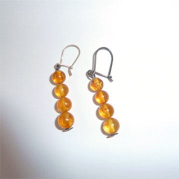 Amber Earrings