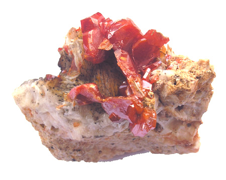 Vanadinite with baryte