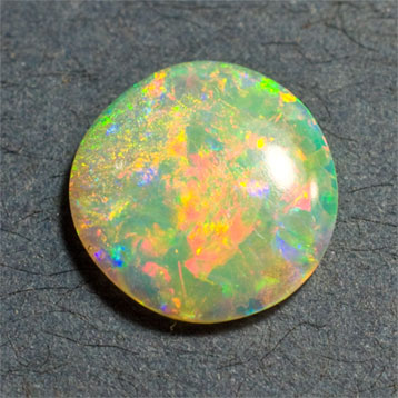 Round Crystal Opal