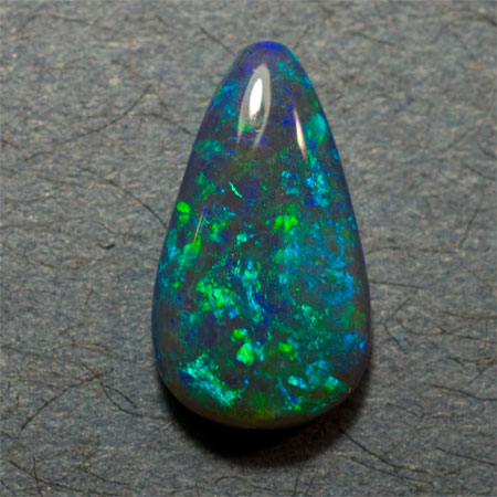 Bluish-green Black Opal 3945