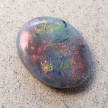 Black Opal 1.79 ct impressionistic painting