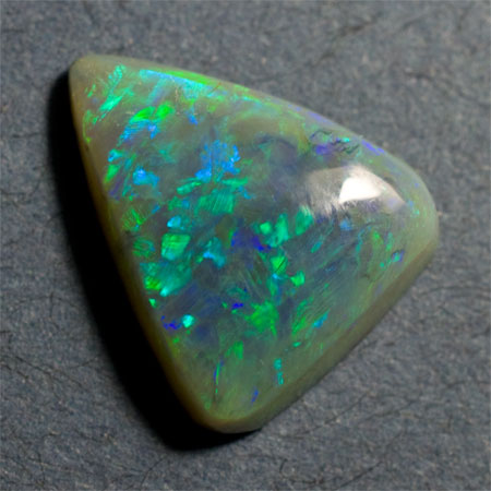 Semi-black Triangle Opal 3.23 ct triangle 4396