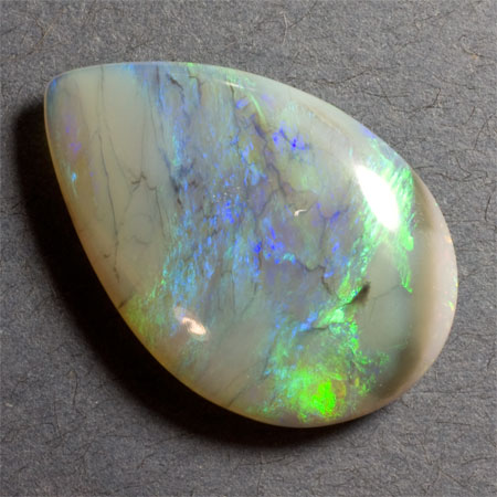 Double-sided Semi-black Opal 10.7 ct 25.34 x 16.73 mm 4403