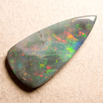 Large Multicolored Opal Doublet